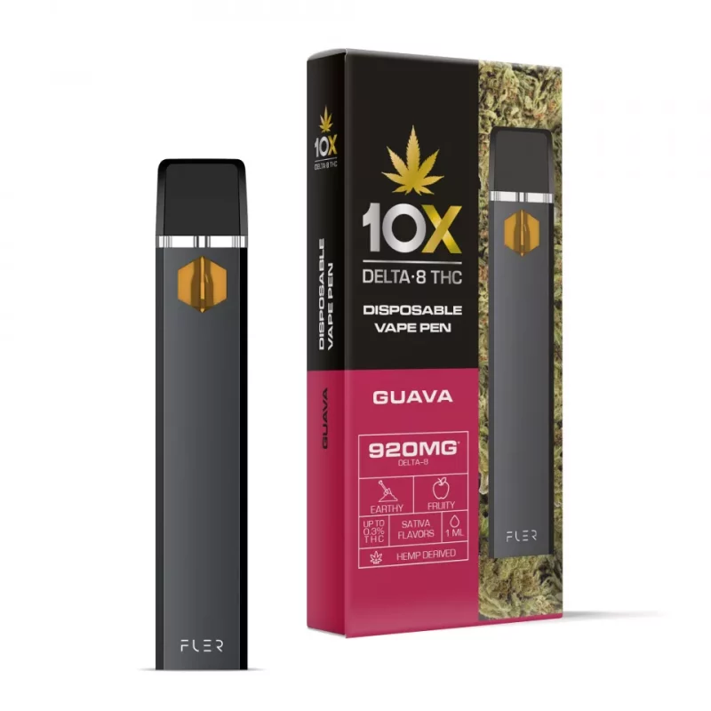 Buy Disposable Vapes In Brisbane With new 10X Delta-8 Disposable Vaping Pens with rechargeable batteries in Guava flavor Order Delta-8 THC Vapes Online